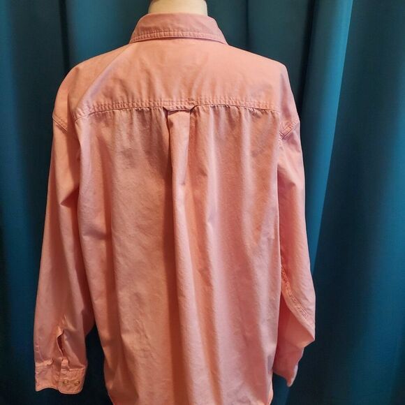 Vintage 100% thick cotton Barbie Pink Wrangler button down. XXL - Picture 5 of 8